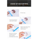 Bolsas empaque al vacío con zipper - 10 Und/ 22x21cm.