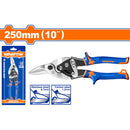 Tijera de aviador 10" Derecha. Espesor máx. de corte. Acero al carbono ≤1,2 mm
