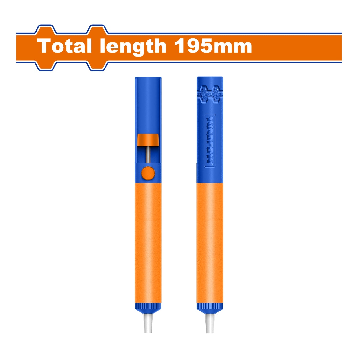 Bomba para Desoldar. 195mm. Diámetro:5.5mm. ABS. Diámetro bomba de estaño 20mm.