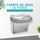 Fuente de agua de pared sencillla