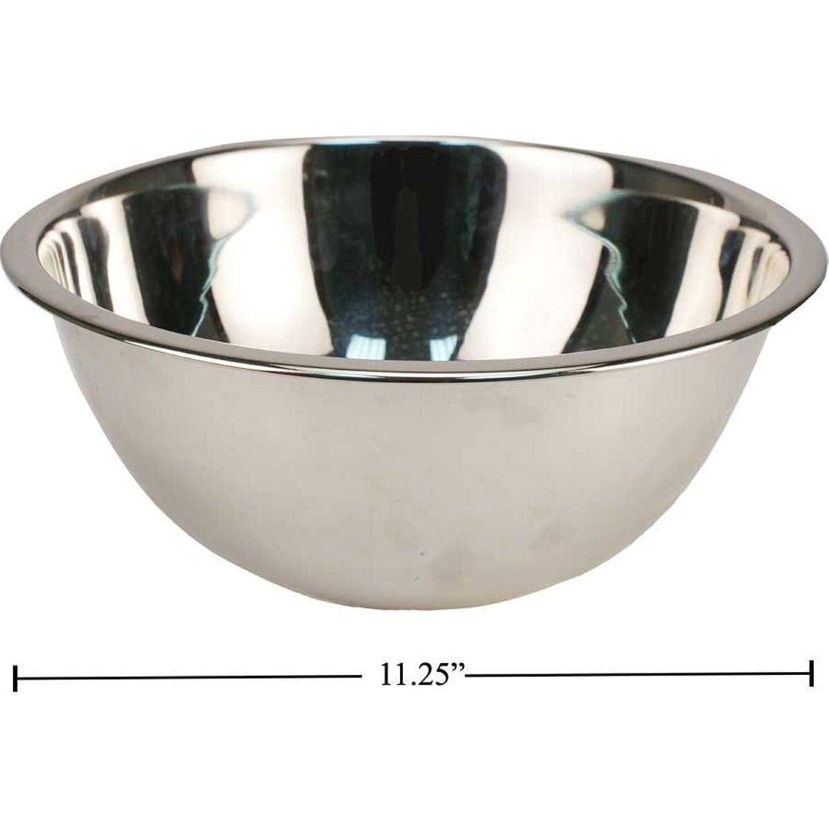 Tazón Bowl En Acero Inoxidable Para Mezclar Luciano S / S 11.25, Paquete A Granel, 3.5L