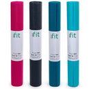 Mat de yoga de PVC capa única de 3 mm 173x61cm Bodico Fit (1 Pza) (colores variados al azar)