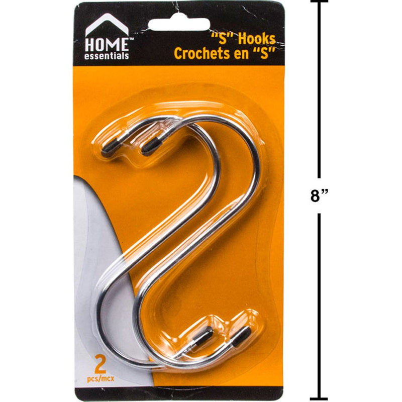 Ganchos S de 2 piezas de 5 " Sostienen hasta 10 libras