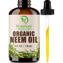 Aceite De Neem Puro 100% Orgánico Para Plantas, Prensando En Frio. 4Oz.