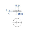 E035170007 Terminal Roscado Quickstair.