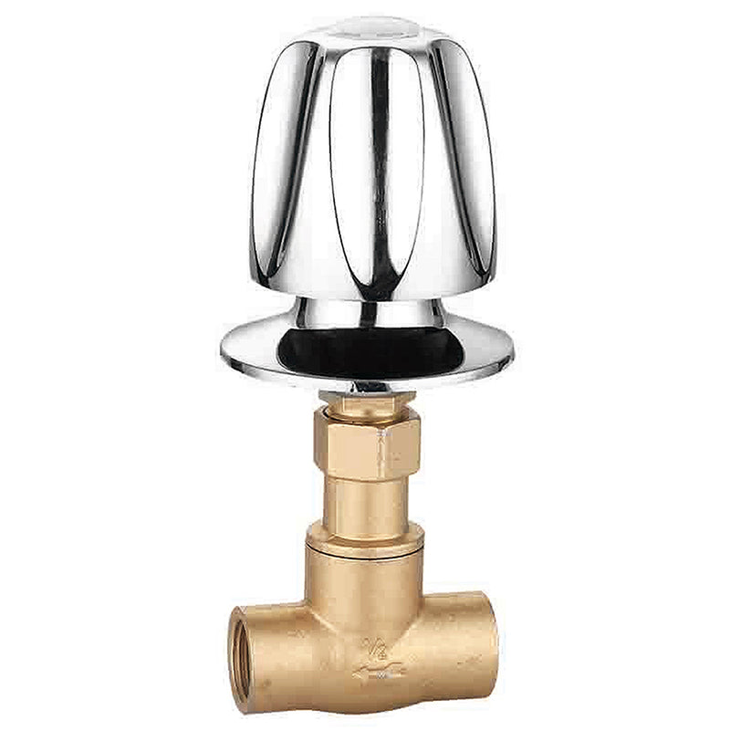 Llave o maneral de ducha sencillo cuello largo bronce. 450 gr. NESSATI