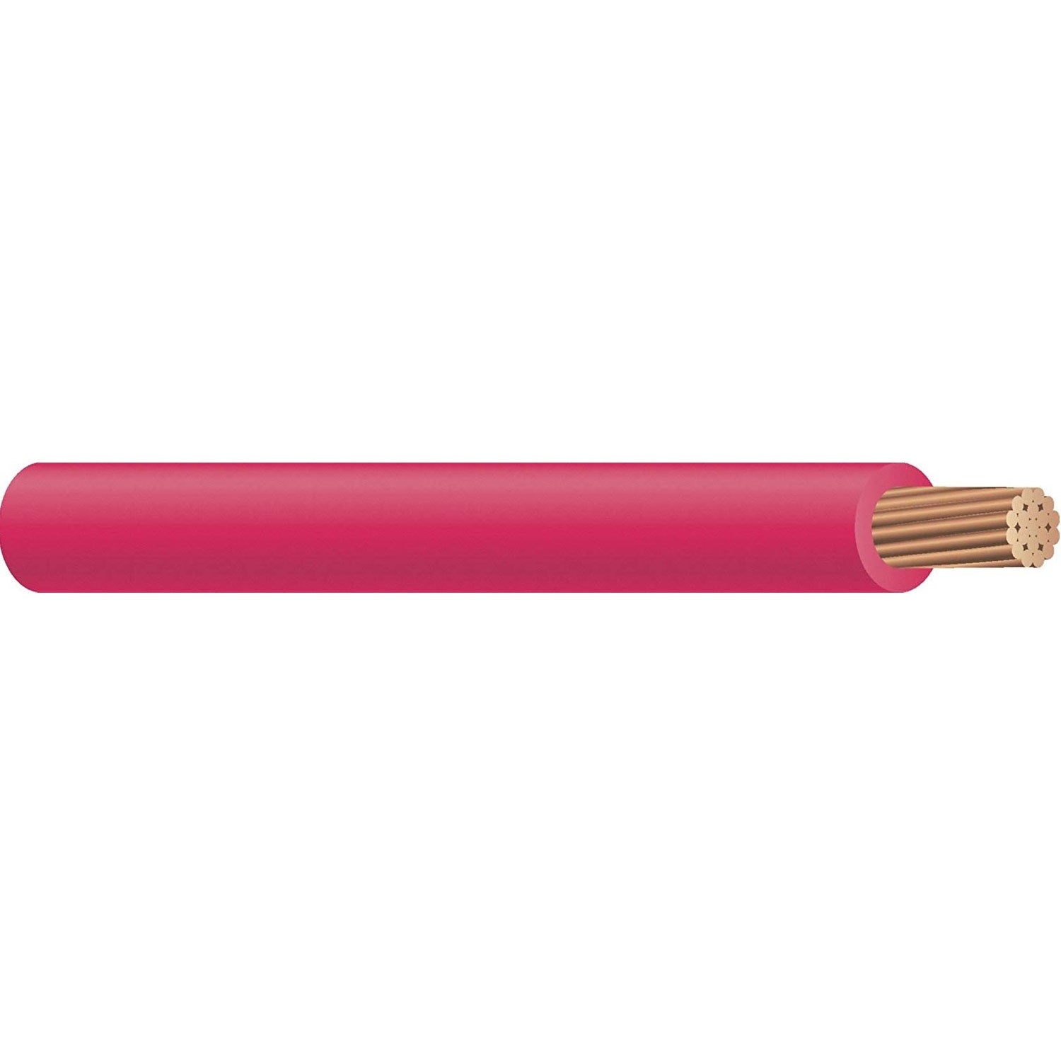 Cable Electrico 10 AWG. Color Rojo. Se Vende Metro.