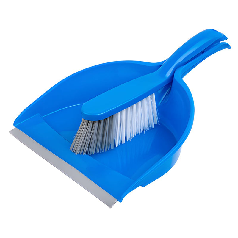 Recogedor con Cepillo Manual de 22cm. Cepillo de 50 mm para Limpieza del Hogar (Set de 2 piezas)