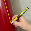 Piloto marcador permanente industrial amarillo de pintura
