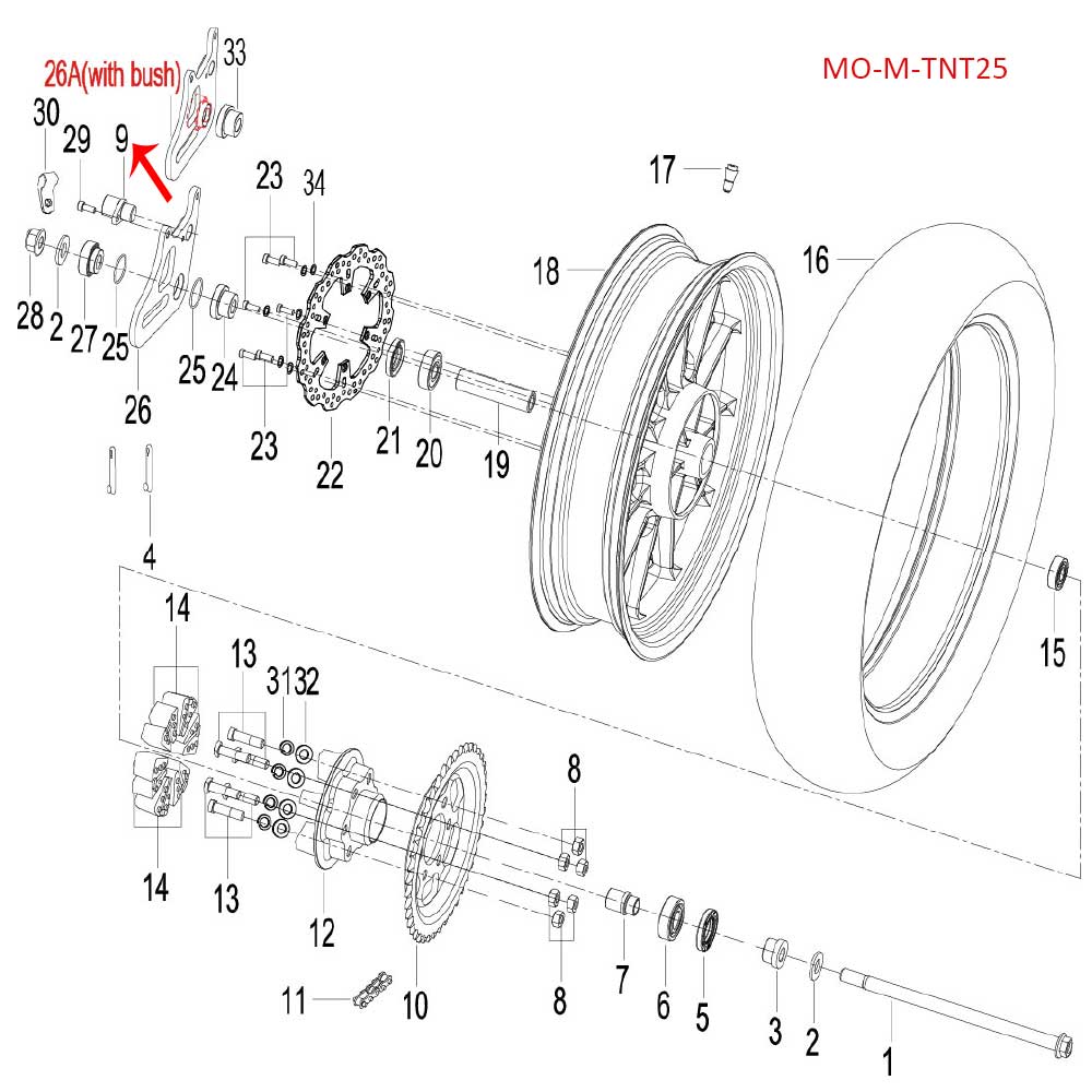 Sensor de velocidad (TNT25)