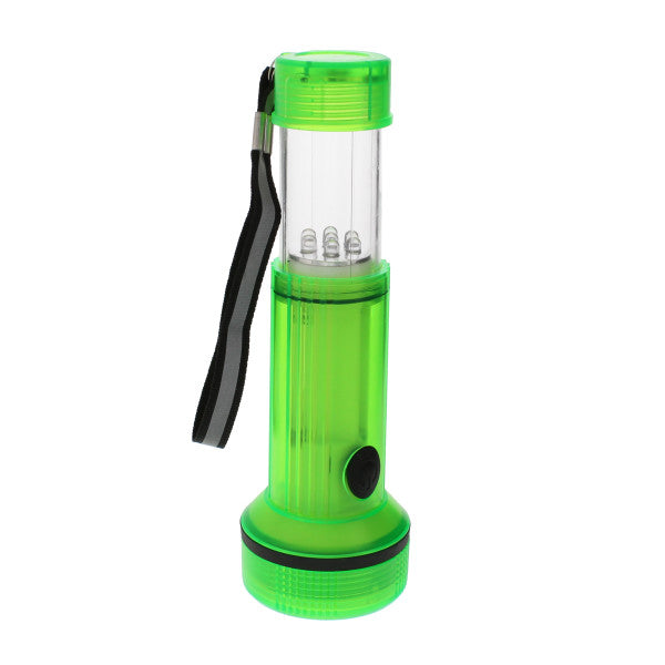 Combo 2 en 1. Linterna de 3 led y lampara de 7 led. No incluye baterías