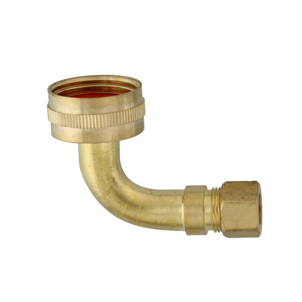 Codo de entrada de 3/4" x 3/8" para tubo de abasto de lavadora