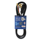 Enchufe Cable de 5 pies con 4 polos para secadora de 30 amp. 220V
