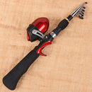 Kit de pesca caña Telescópica 1.6 m bolso