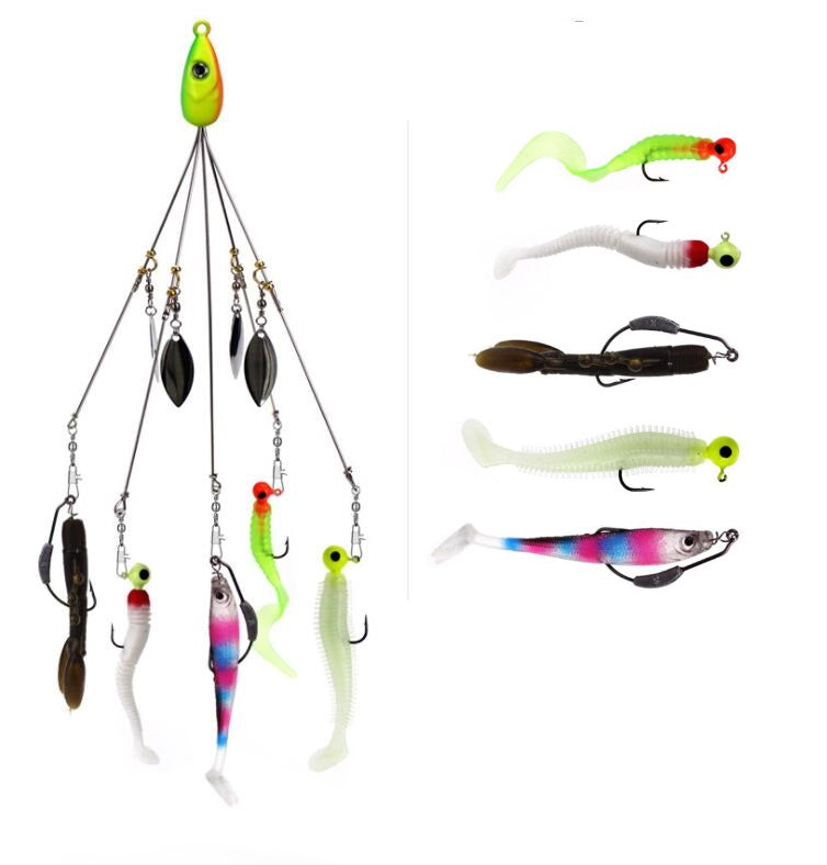 Señuelo paraguas 5 brazos  21.5cm