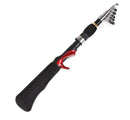 Kit de pesca caña Telescópica 1.6 m bolso