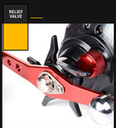 Carrete pesca casting contador digital Diestro