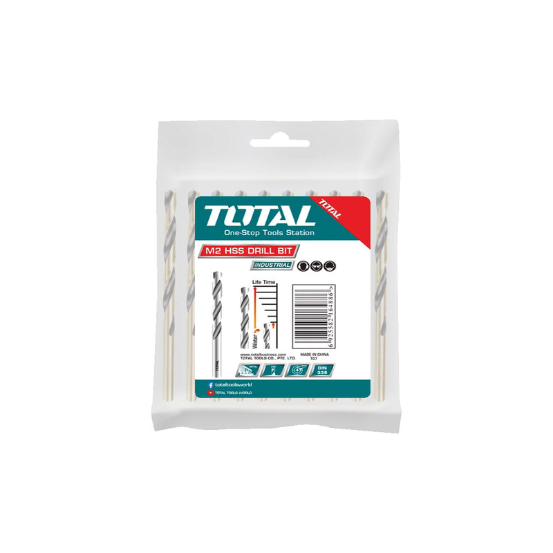 (Pack 10pcs) brocas M2 HSS 7/32".