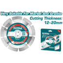 Discos de diamante para mármol y granito 4 1/2" Espesores 12-20mm. Corte seco