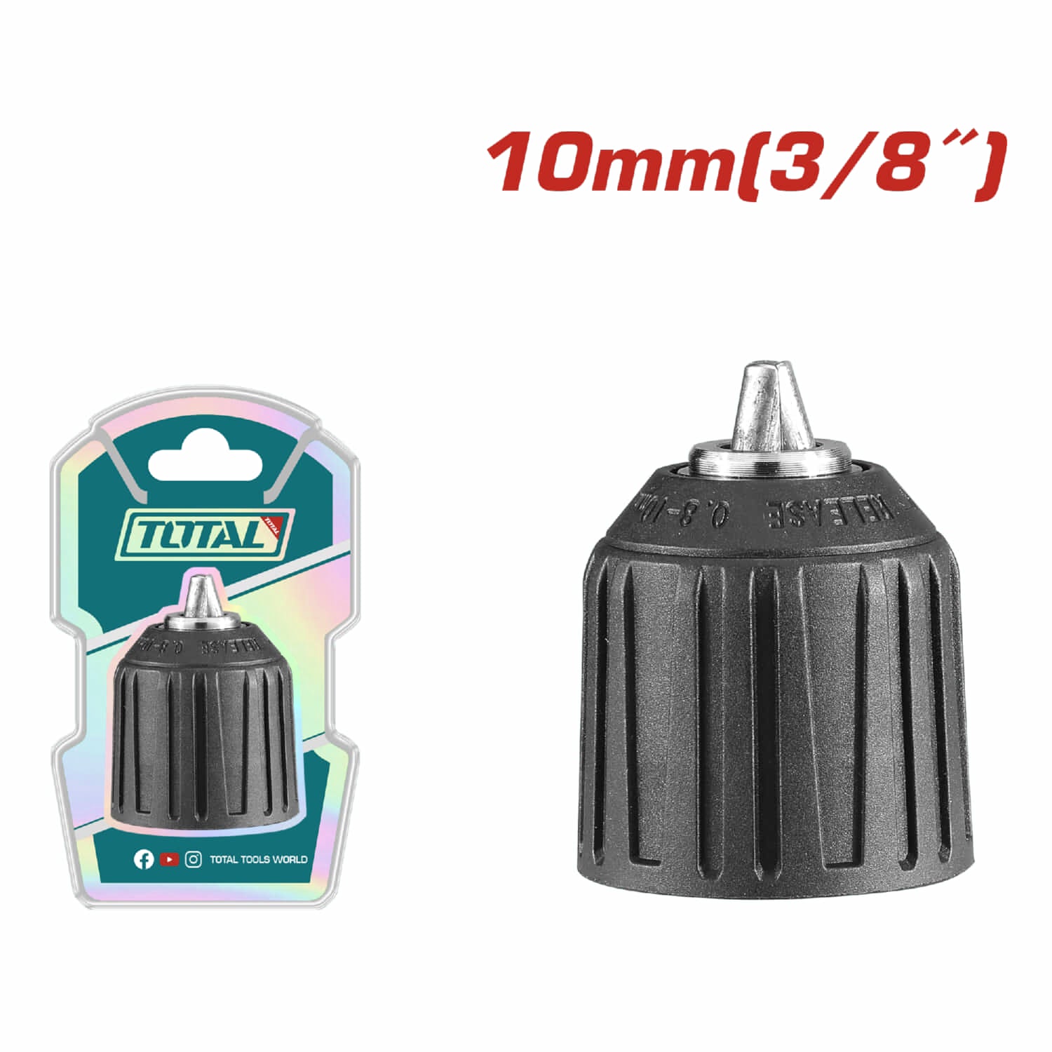 Reemplazo de Mandril sin llave de 0.8-10mm(1/32"-3/8") portabrocas