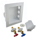 Kit de caja para lavadora. Color blanco