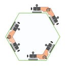 Herramienta de montaje de vidrio multiangular entre 40°-300°