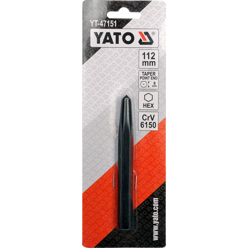 Punzón Centro punto  8x112mm