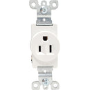 Tomacorriente sencillo. 2 Polos/3Wire. Nema 5-15R. 15A-125Volt. 60Hz. Incluye Tornillos.