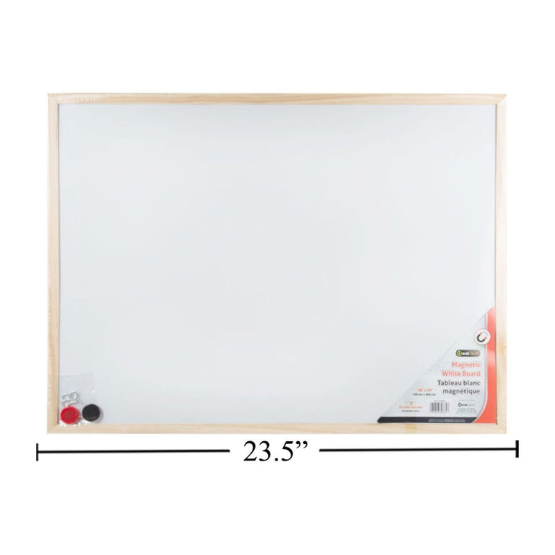 Pizarra Tablero Magnetica blanca 18"x24"