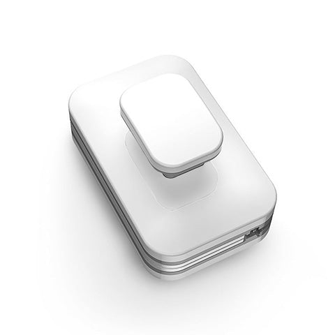 Limpiador de ventanas magnético, color blanco