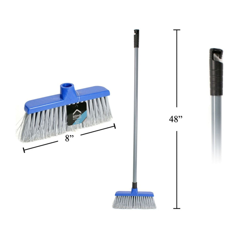 Escoba de 8 "de ancho x 48" de alto con mango