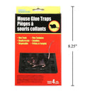 Trampas de pegamento para ratón de 4 piezas