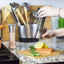 Set de 3 Molinillos de acero inoxidable.