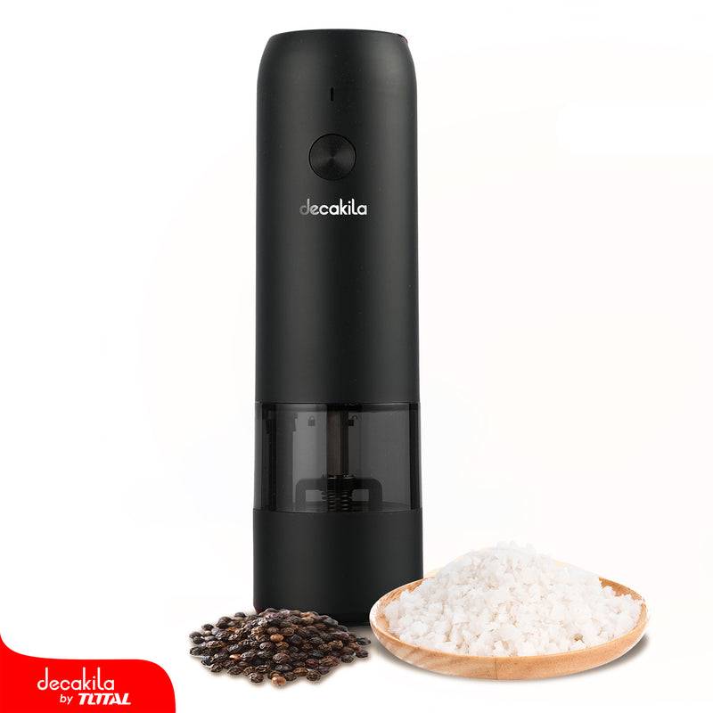 Molinillo de pimienta eléctrico 12W 6 Veloc. 3.7V Cable USB. Batería de Litio.