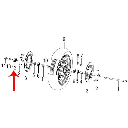 Sensor de velocidad (ZAFFERANO250)