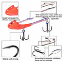 Señuelo reflectivo con anzuelos triples