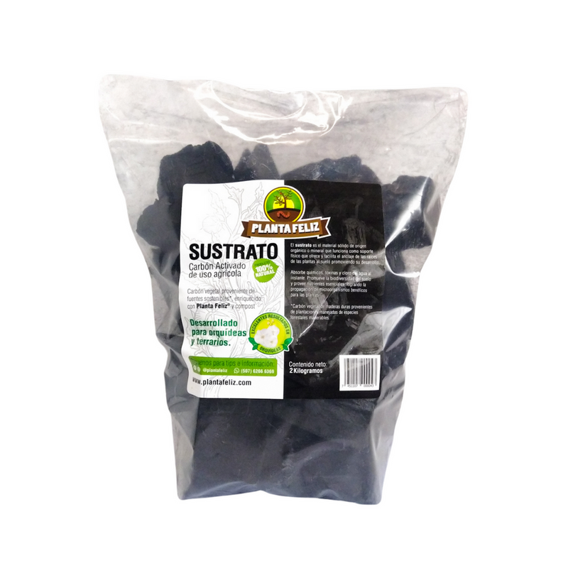 Sustrato para orquídeas de carbón activado, 2kg
