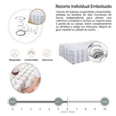 Colchones Ortopédicos Empacados Al Vacío Pillow Top Memory Foam Con Resortes 30Cm Espesor (12") Colchón Calidad Hotelera Max Rest