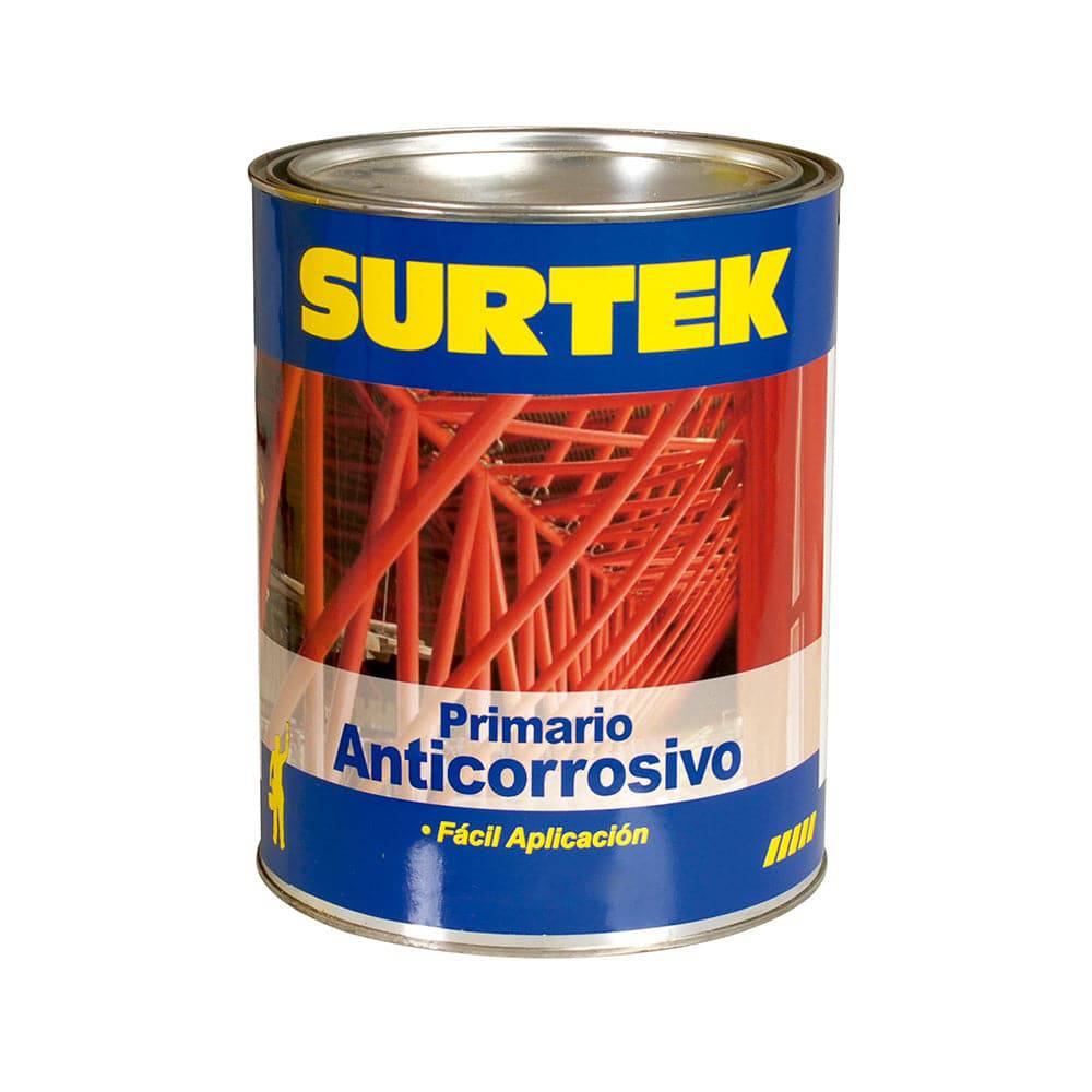 Esmalte Primario Anticorrosivo Rojo Óxido 1Lt Surtek