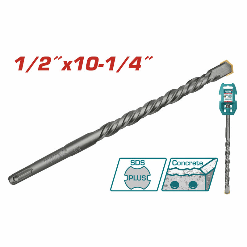 Broca Para Concreto SDS Plus 1/2" X 10-1/4"