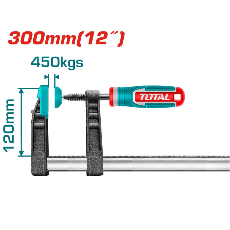 Sargento Fclamp 120x300mm 450KGS. pinza abrazadera tipo F