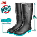 Botas extra altas de 100% PVC/Nitrilo. 39