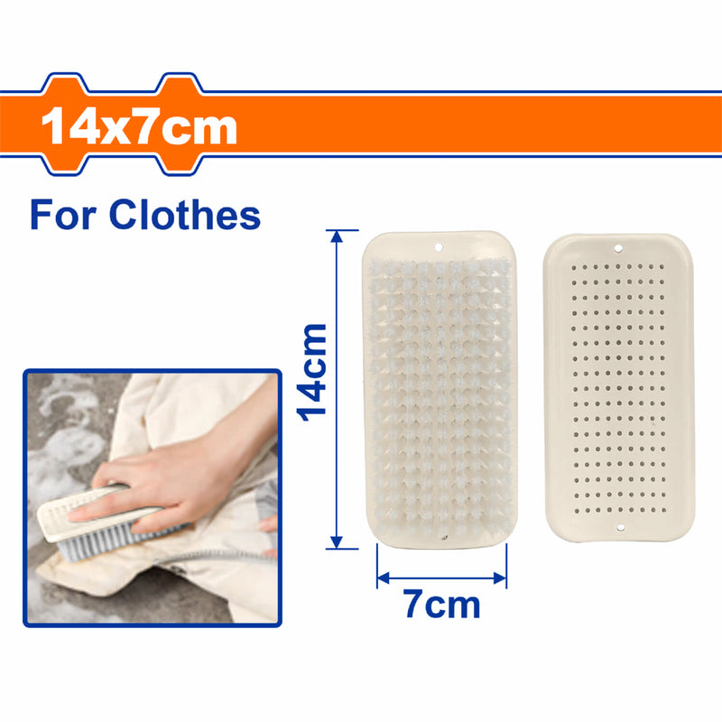Cepillo para lavar ropa 14x7cm Material plástico.