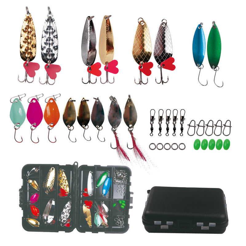 Kit Señuelos spoon metal tipo cuchara