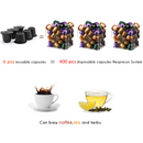 Cápsulas de Café NESPRESSO reutilizables de plástico. (Set de 3 cápsulas)