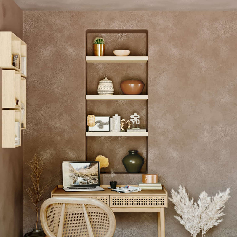 Repisas de pared 60 cm x 23.5 cm x 1 1/2" 38 mm espesor color Madera