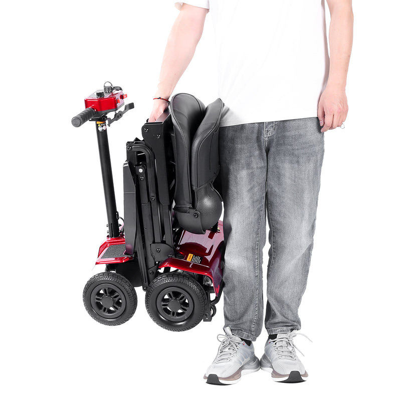 Scooter Discapacitados Silla de ruedas eléctrica de plegado automatico 30kg. Bateria litio. 18 km