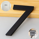 Número 7 en Acrílico Autoadhesivo 10x6.6cm para Fachadas y Puertas. Letrero Señal Numérica Adhesiva.