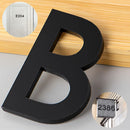 Letra B en Acrílico Autoadhesivo 10x6.6cm para Fachadas y Puertas. Letrero Señal Alfabética Adhesiva.