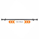 Riel para Cortina Extensible (165-195 cm). Barras Cortinero Resistente. Incluye accesorios.